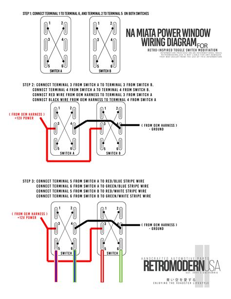 wiring diagram for power windows 